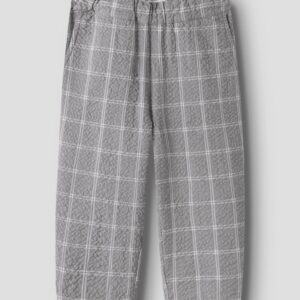 Pantalone effetto increspato
