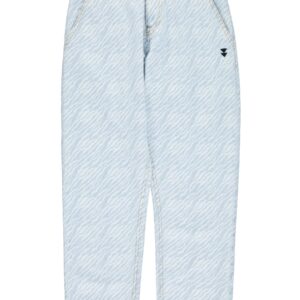 Pantalone Denim con stampa zebrata