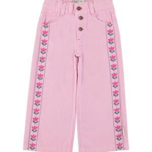 Pantalone con stampa floreale