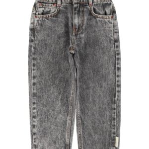 Jeans unisex denim nero slavato
