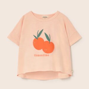T-shirt con stampa clementine